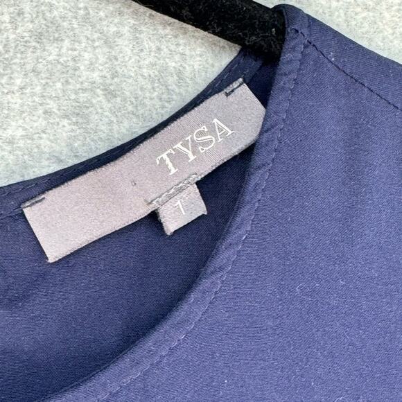 Tysa Dress Women's Small Swing Navy Blue Pockets - Picture 5 of 6